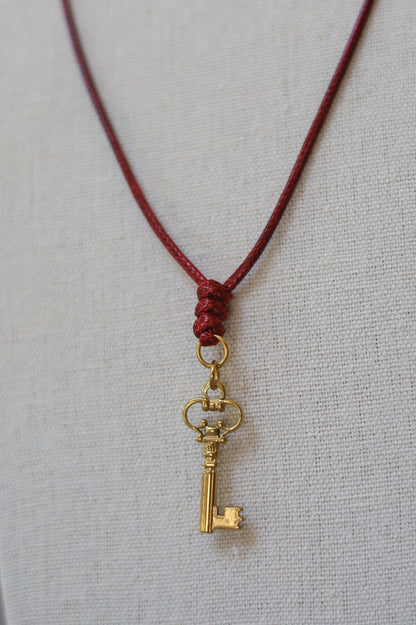 Oxblood Cord with Key