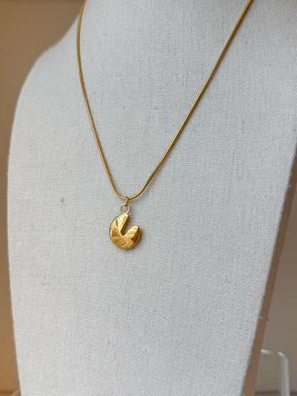 Fortune Cookie Necklace