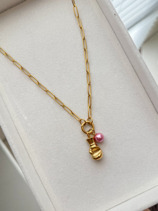 Breast Cancer “Fighter” Necklace