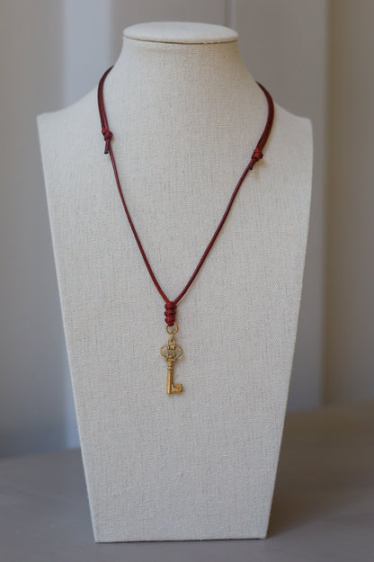 Oxblood Cord with Key