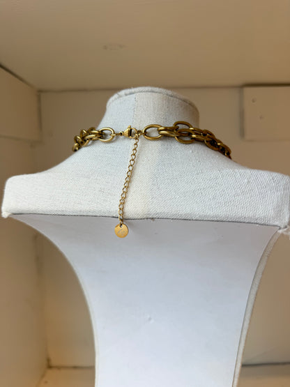 Double Layer Pavé Chunky Cable