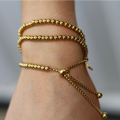 Beaded Drawstring Bracelet