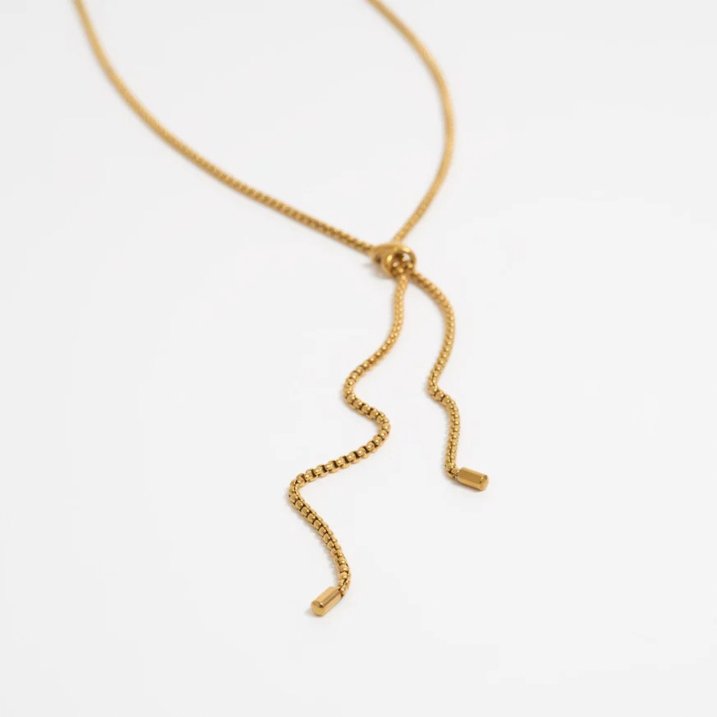 Gold Stationary Lariat