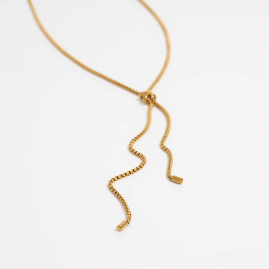 Gold Stationary Lariat