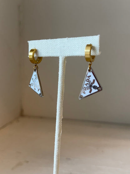 Mini Designer Triangle Earrings