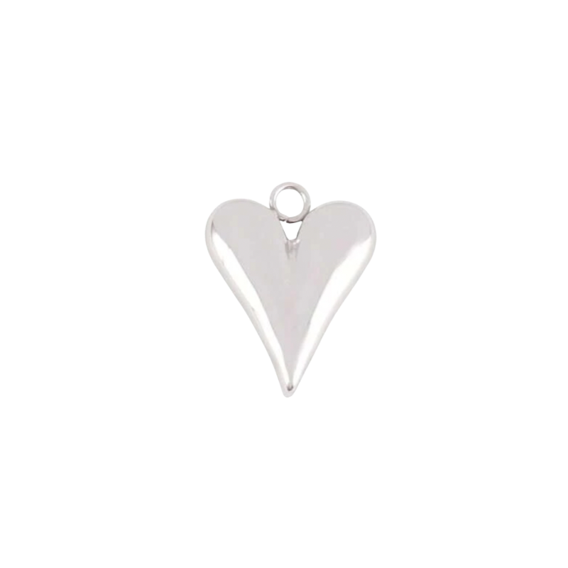 Mini Bubble Heart - Silver
