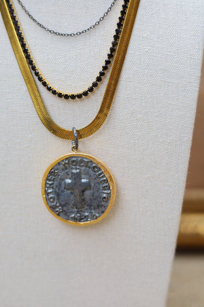 Vintage Black Necklace