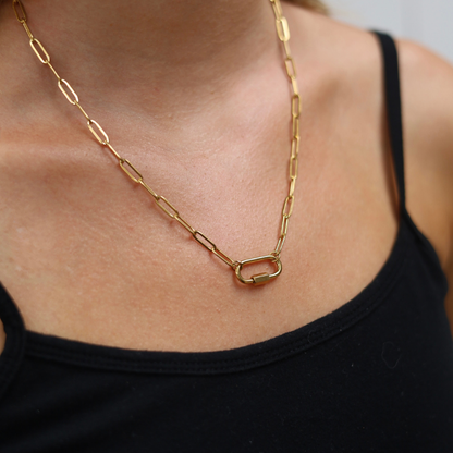 Paperclip Carabiner Chain