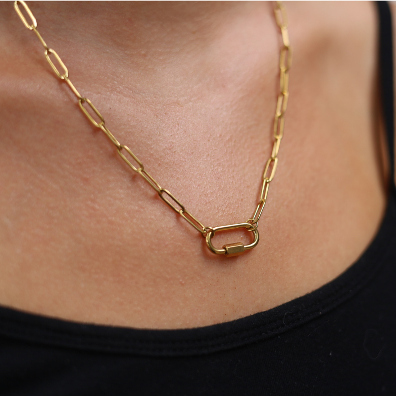 Paperclip Carabiner Chain