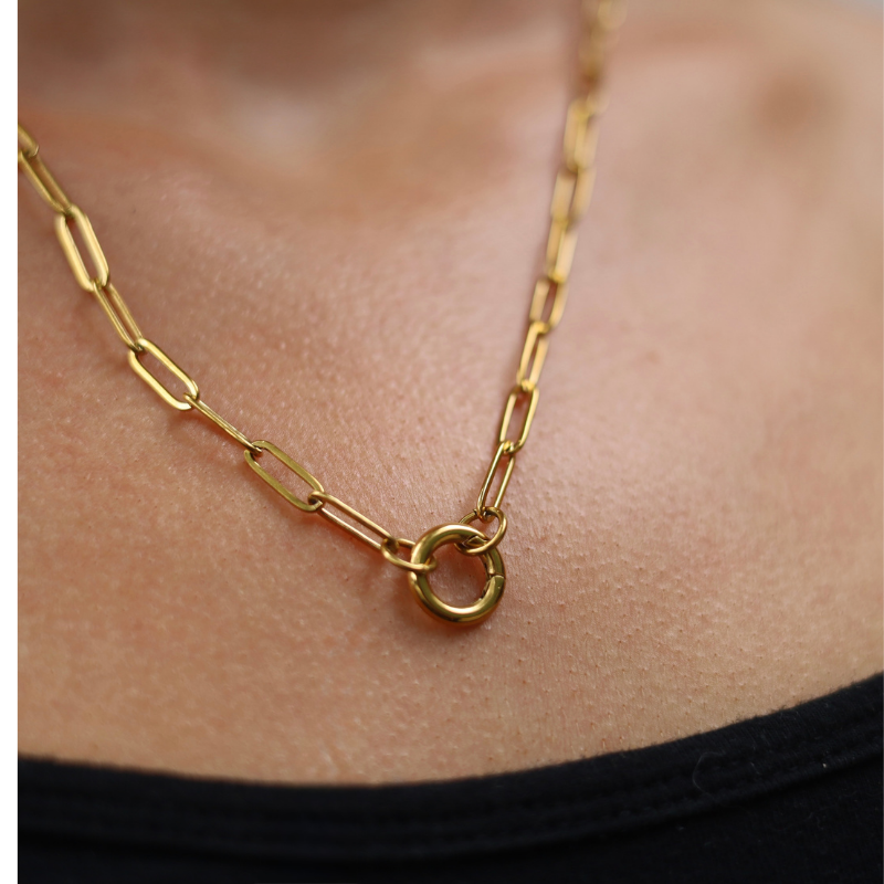 Paperclip Charm Keeper Chain