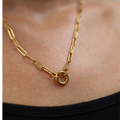 Paperclip Charm Keeper Chain
