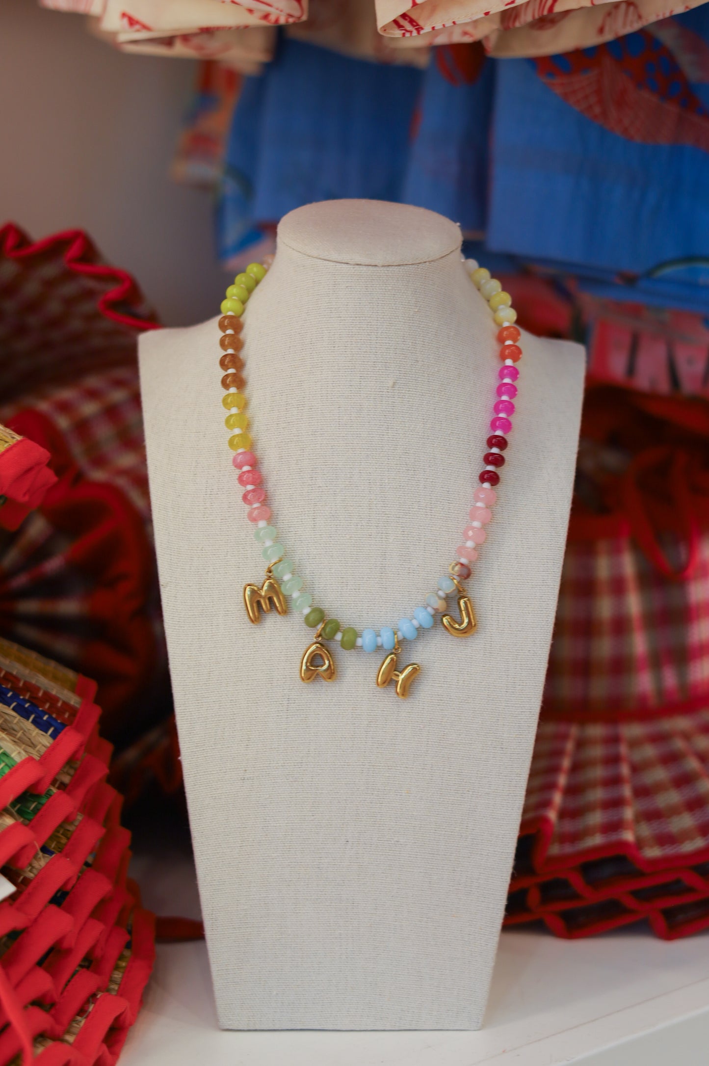 MAHJ Beaded Choker
