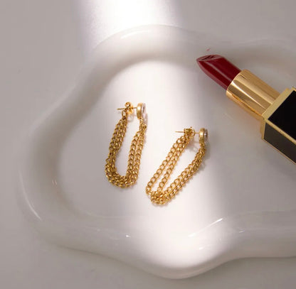 Teardrop Chain Stud