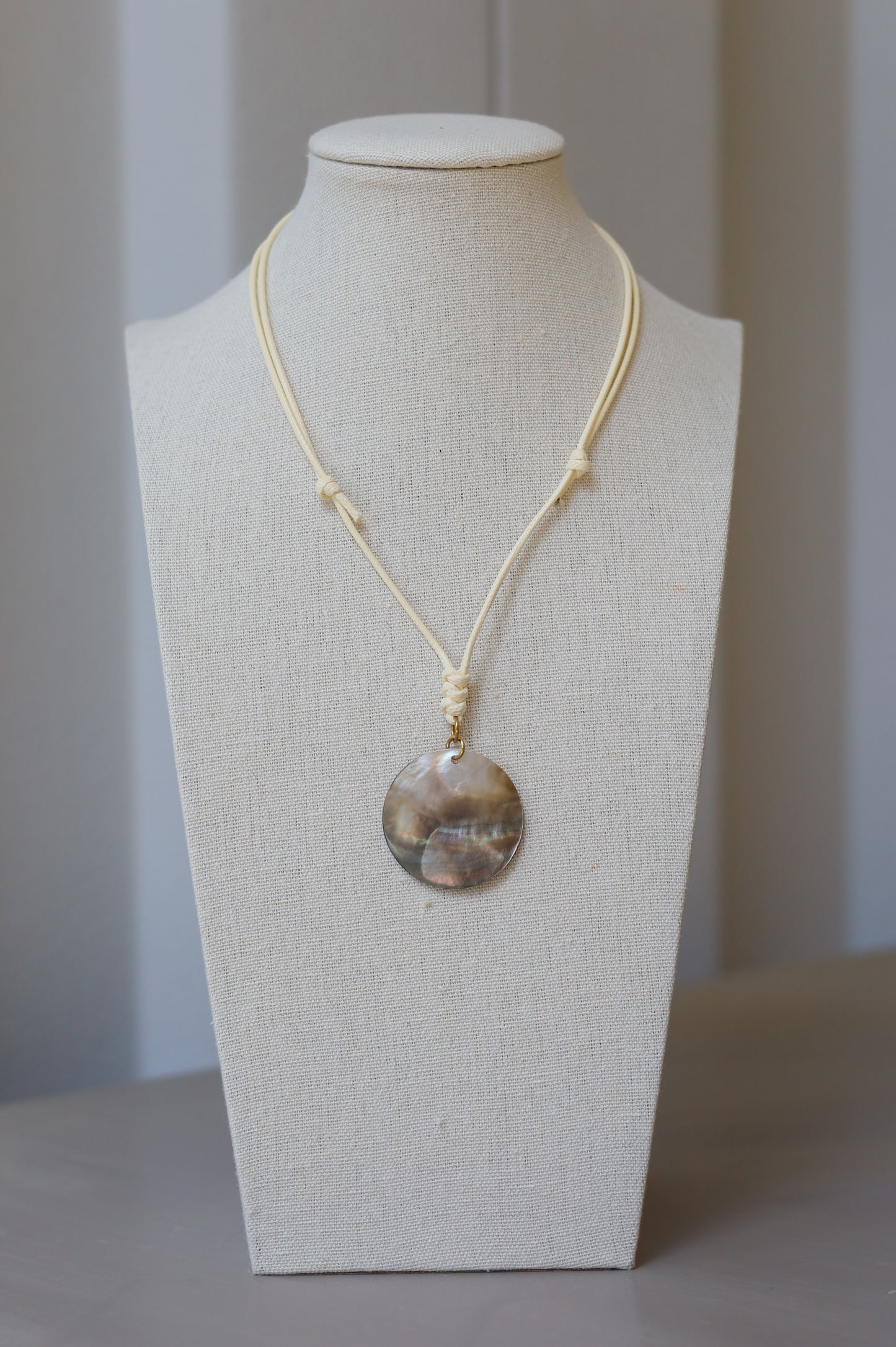 Cream Cord with Shell