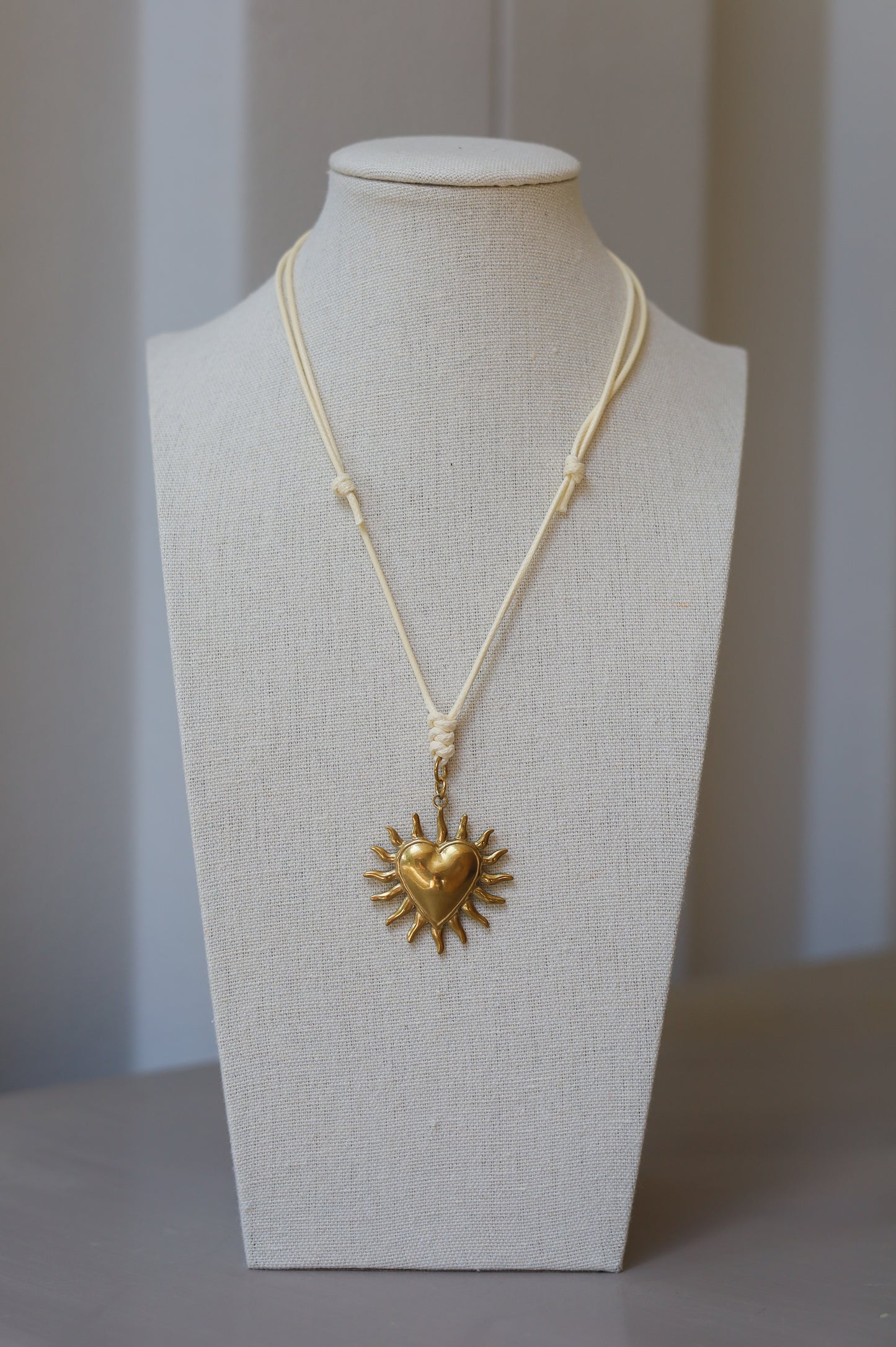 Cream Cord with Sun Burst