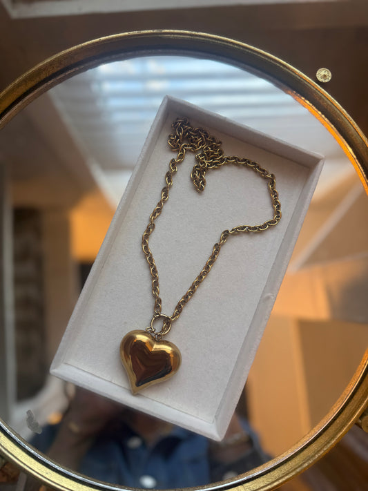 Long Cable Bubble Heart