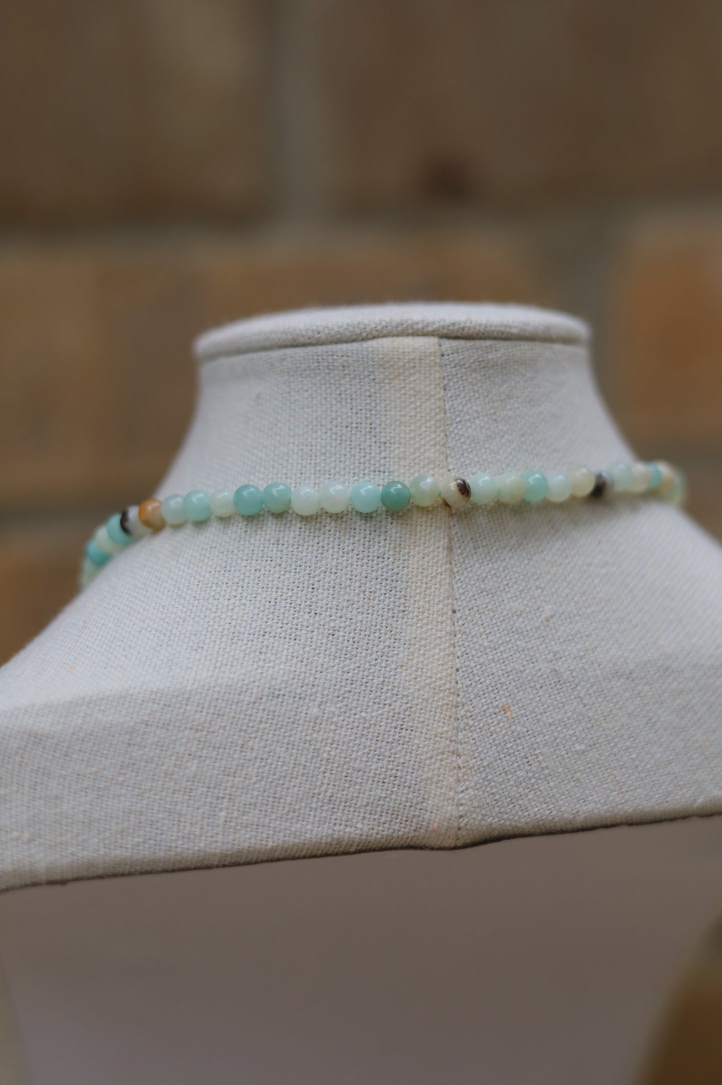 Vintage Trio Amazonite Necklace