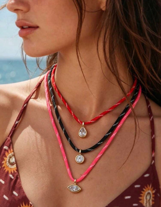 Rope Stone Necklace