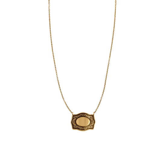 Buckle Pendant Necklace
