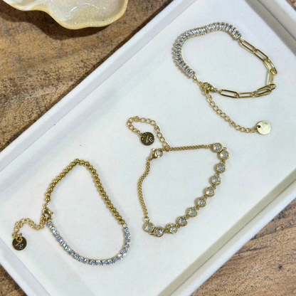 Rounded Tennis Bracelet