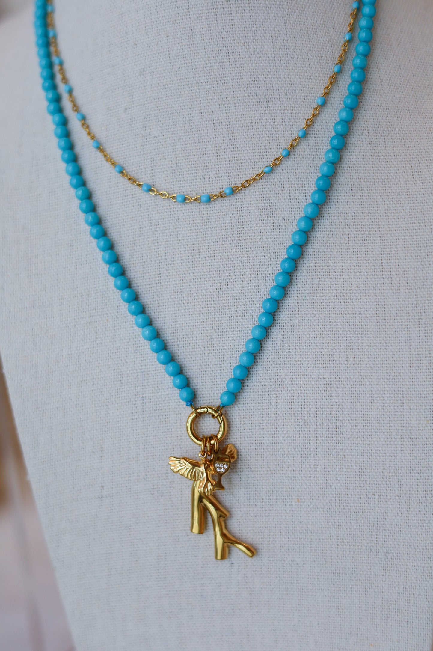 Turquoise Confetti Necklace