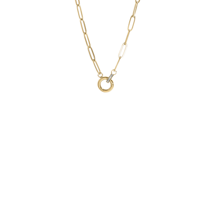 Pave Charm Keeper Chain