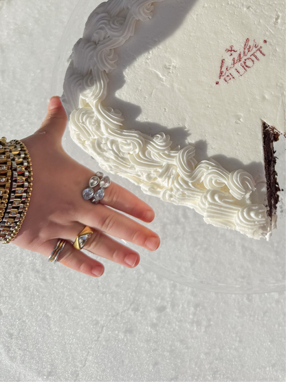 Triangle Stone Ring