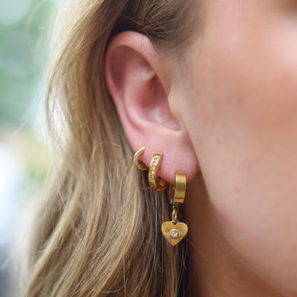 Studded Hoop