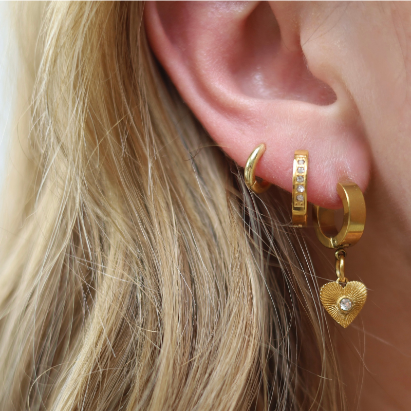 Studded Hoop