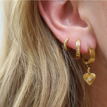 Studded Hoop