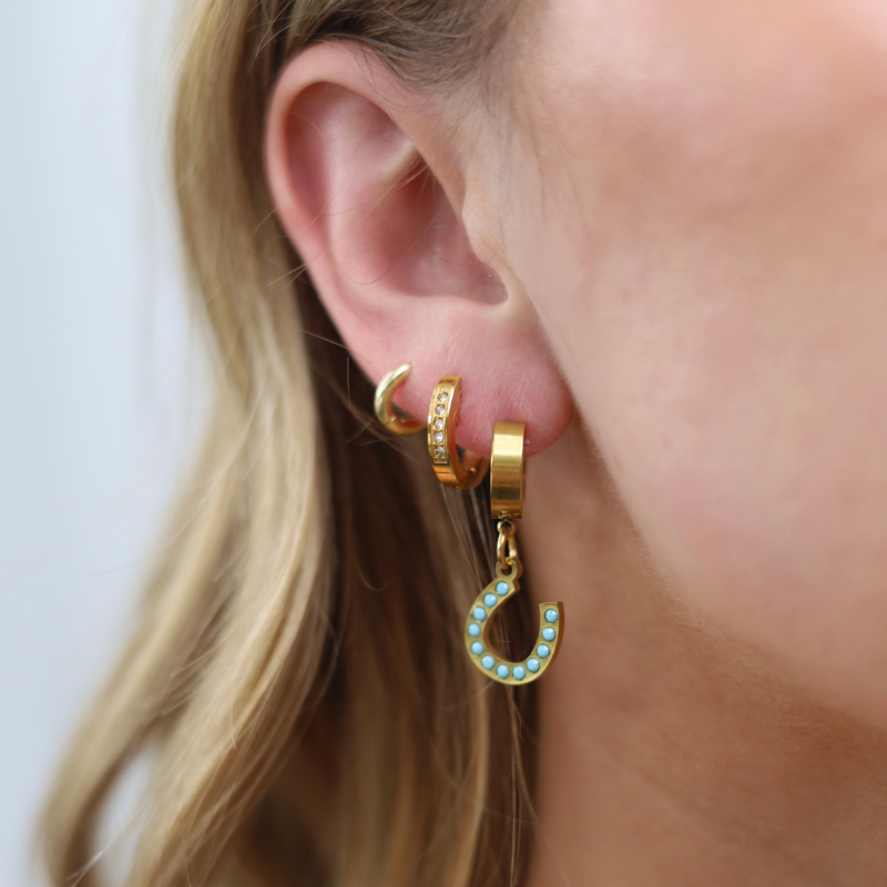 Studded Hoop