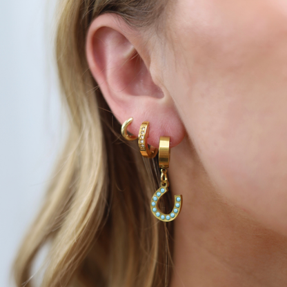 Studded Hoop