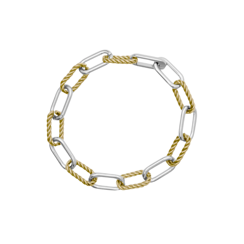 Two-Toned Twist Bracelet