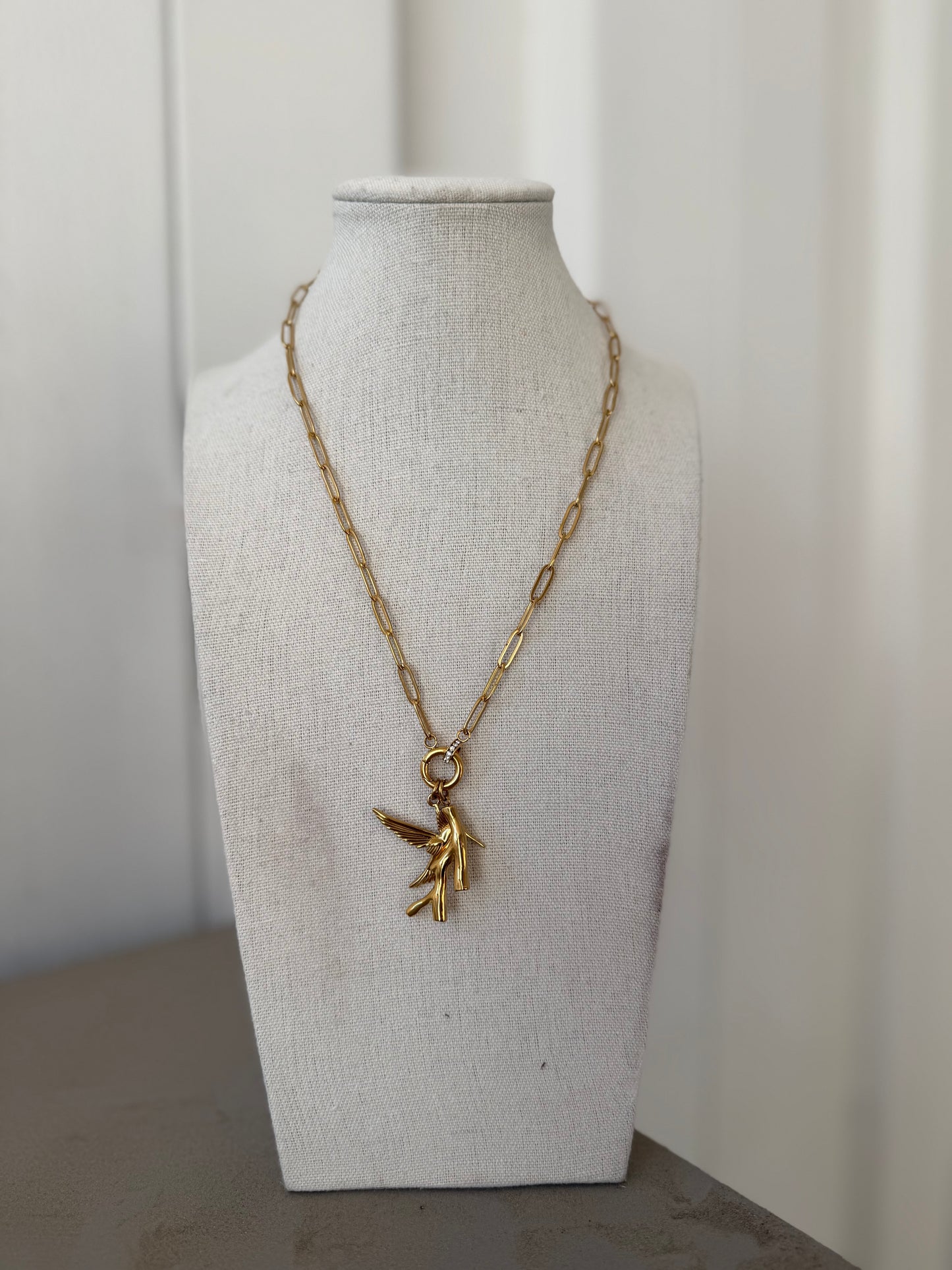 Bird Bam Pavé Charm Keeper