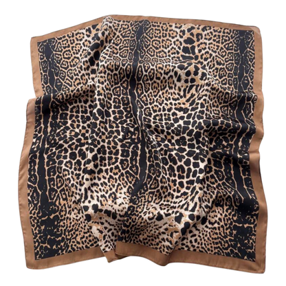 Animal Print Scarf - Black Cheetah