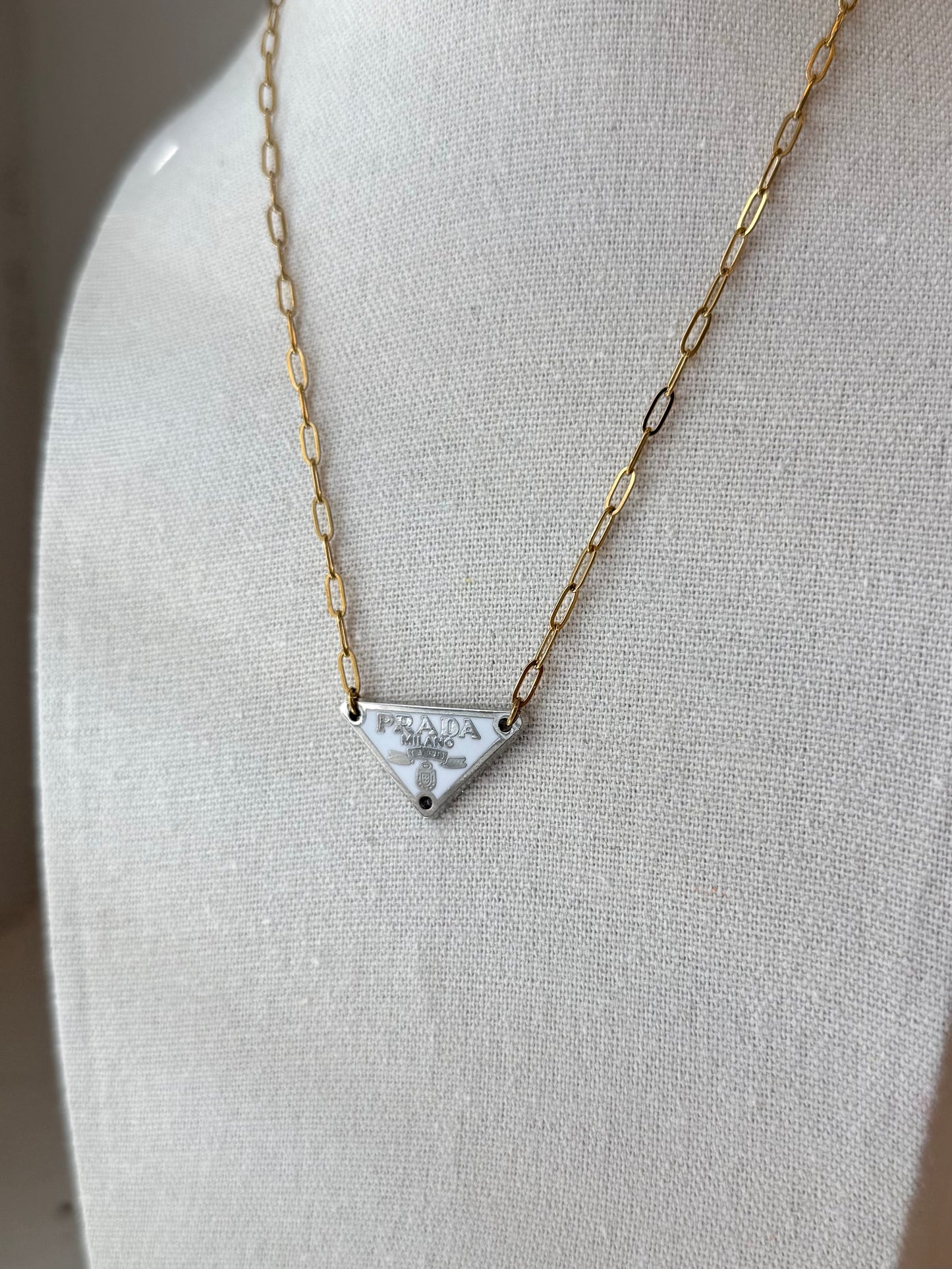 Mini Designer Triangle Necklace