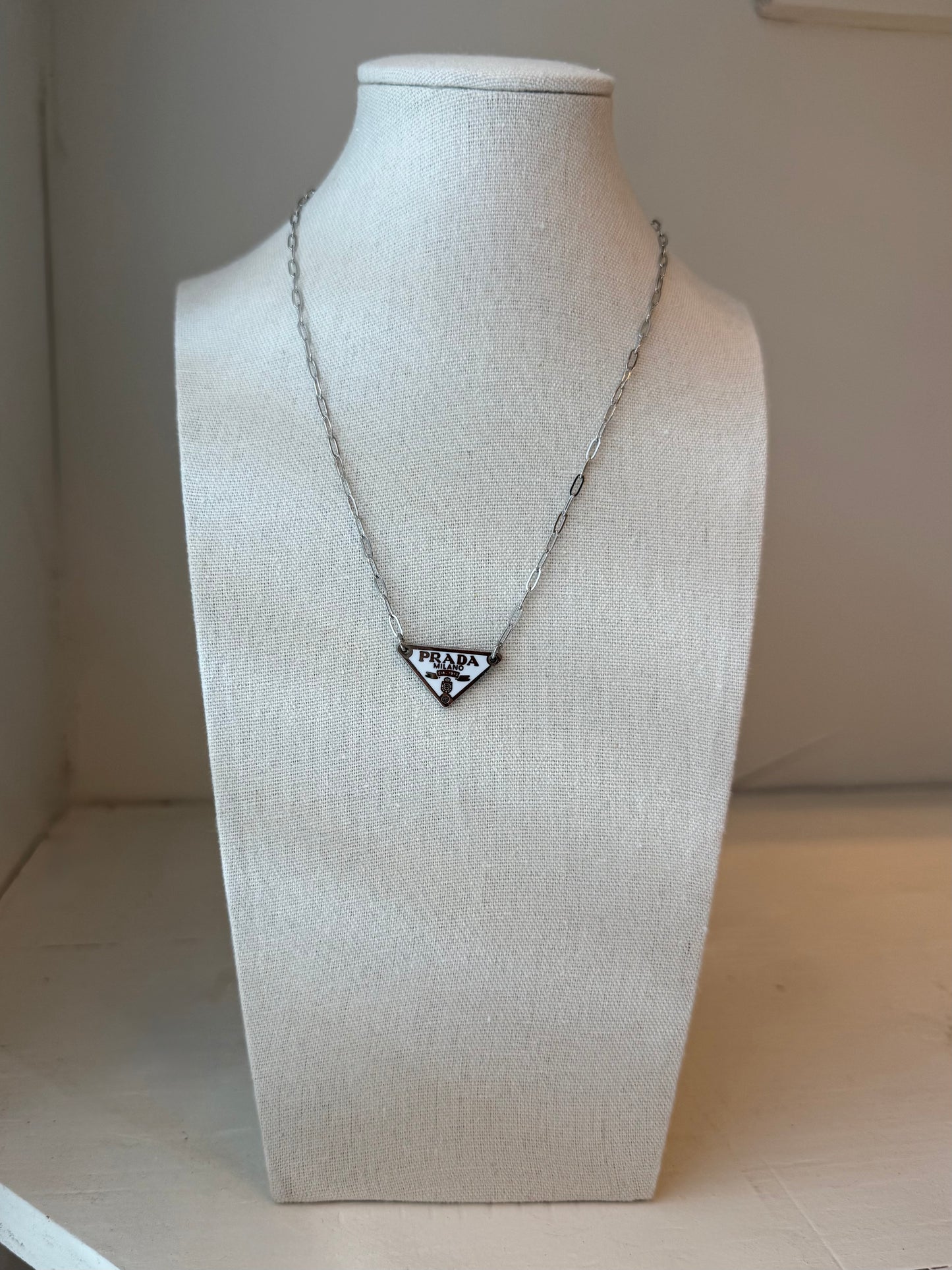 Mini Designer Triangle Necklace