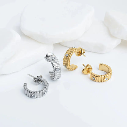 Studded Post Huggies