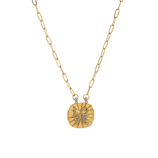 LOVE Paperclip Necklace