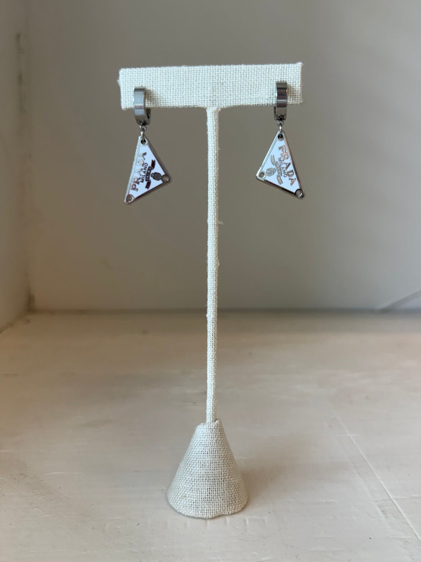 Mini Designer Triangle Earrings