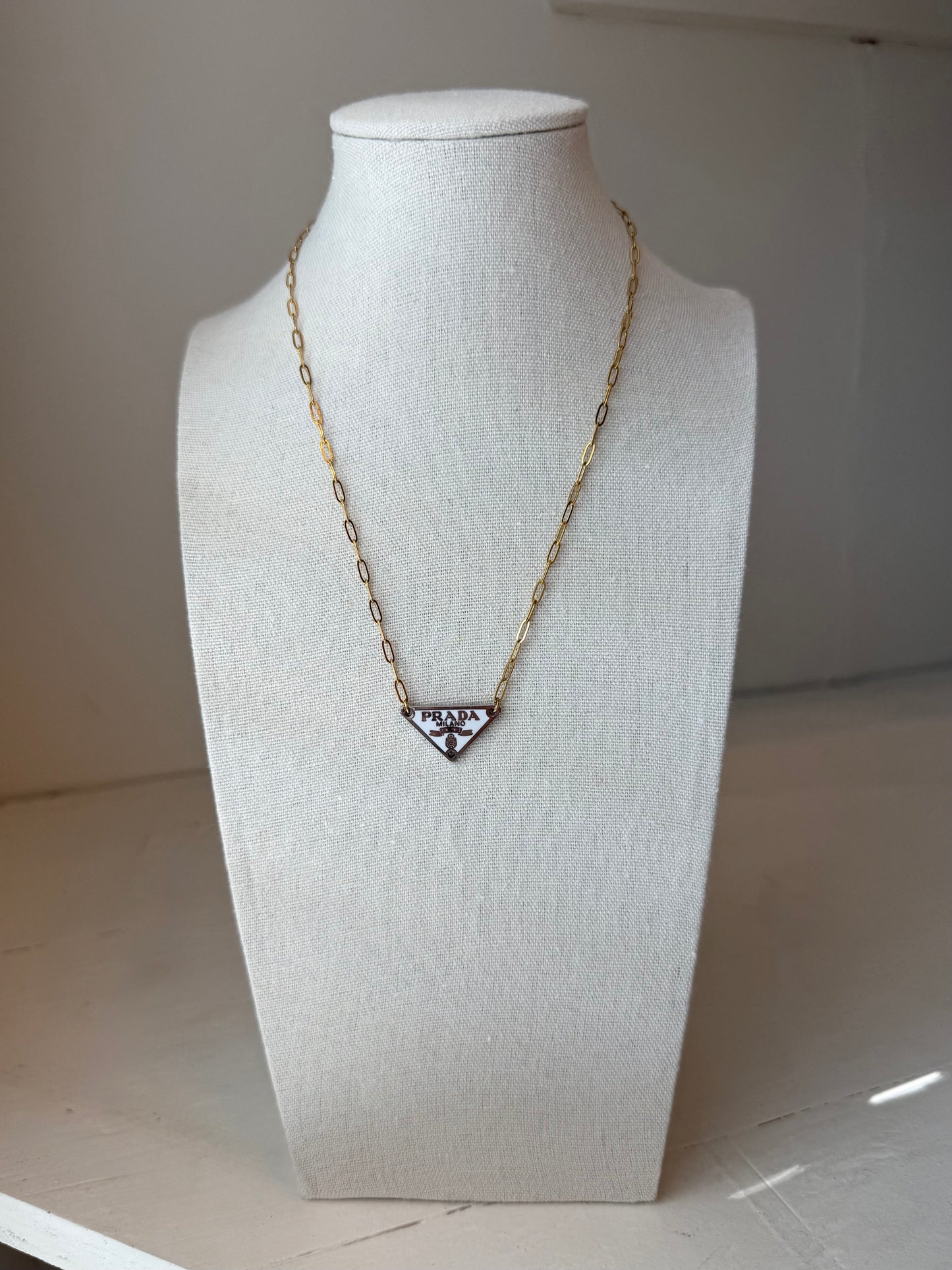 Mini Designer Triangle Necklace