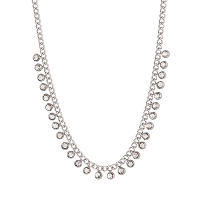 Mini Curb Tennis Necklace