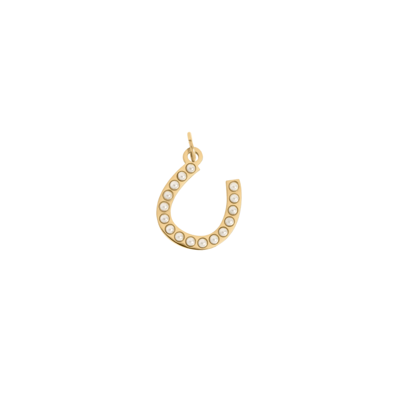 Pearl Studded Horseshoe