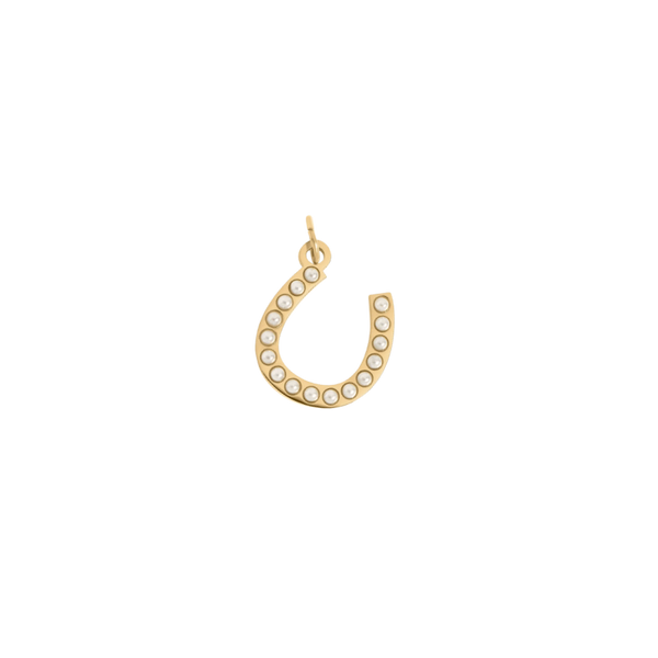Pearl Studded Horseshoe