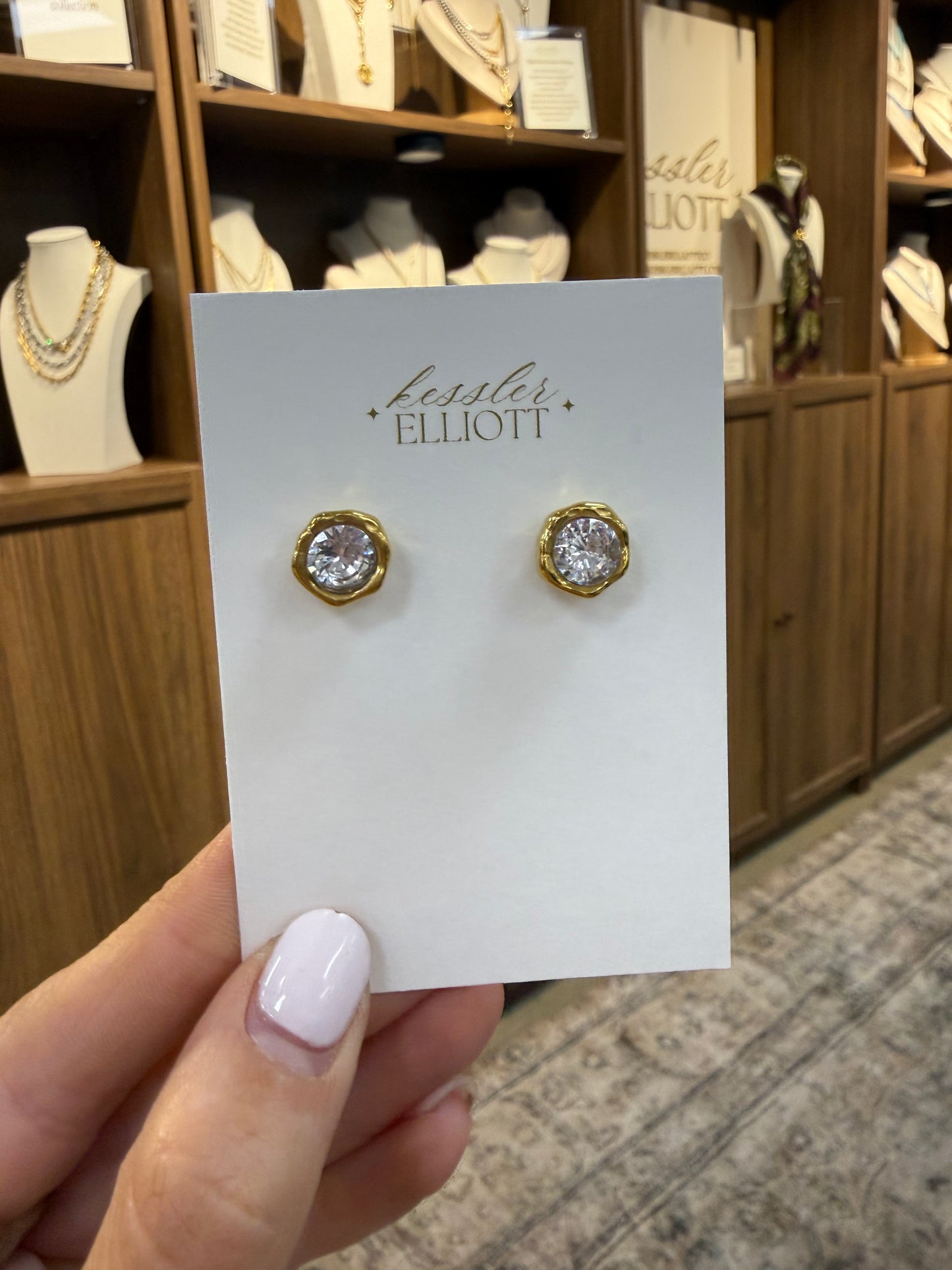 Oversized Stone Studs