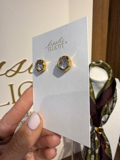 Oversized Stone Studs