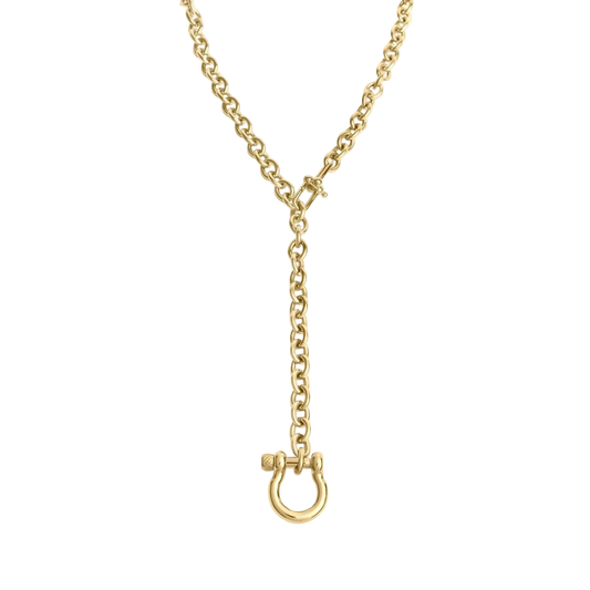 Horse Bit Lariat Necklace
