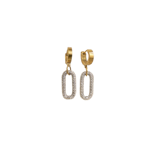 Signature Huggie + Pavé Carabiner