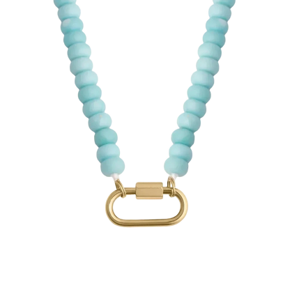 Beaded Carabiner Necklace