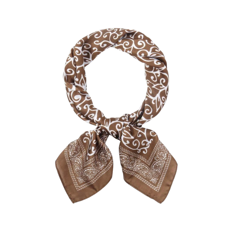 Bandana Scarf - Brown